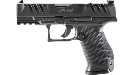 WALTHER PDP COMPACT 9MM 4" FS - 15-SHOT BLACK POLYMER FRAME