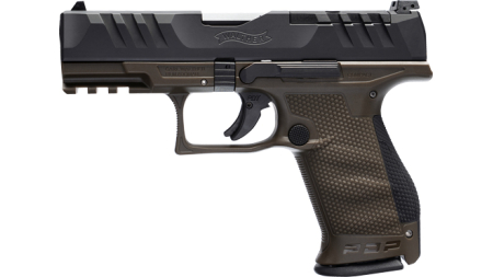 WALTHER PDP COMPACT 9MM 4" FS - 15-SHOT GREEN POLYMER FRAME