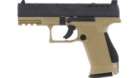 WALTHER PDP COMPACT 9MM 4" FS - 15-SHOT TAN POLYMER FRAME