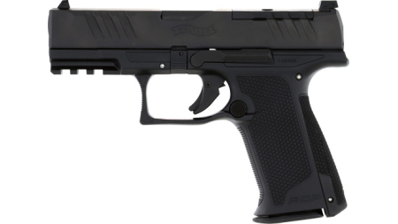 WALTHER PDP F OR 9MM 4" FS - 10-SHOT BLACK POLYOMER FRAME
