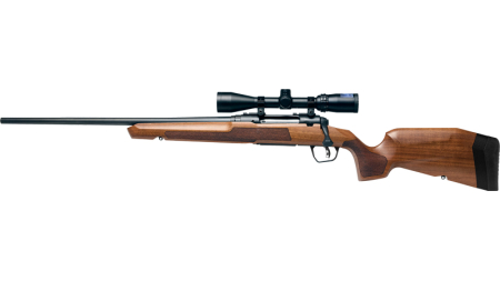 SAVAGE AXIS 2 XP 25-06 22" LH - W/3-9X40 MATTE/HARDWOOD