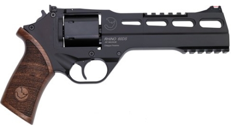 CHIAPPA RHINO 60DS 357MAG - 6" ADJ. SIGHT BLACK/WALNUT.