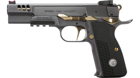GIRSAN MCP35 NEGOTIATOR 9MM - 4.87" TITANIUM/GOLD 15+1 TALO