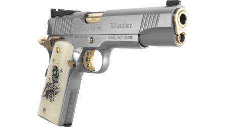 GIRSAN MC1911S LIBERADORE III - 9MM SKELETON CHROME/GOLD 9RD