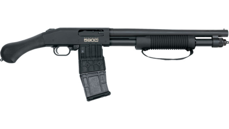 MOSSBERG 590M SHOCKWAVE 12GA - 15" 10RD 2.75" BLUED/SYN