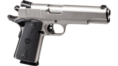 ROCK ISLAND ROCK STANDARD FS - 45ACP 5" FS 8RD MATTE NICKEL