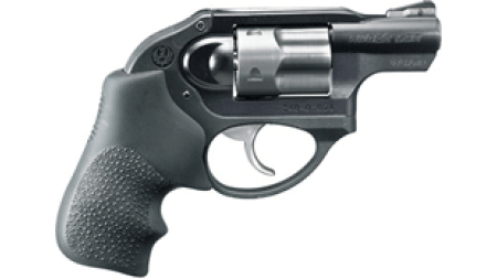 RUGER LCR 38SPL+P 1.875" FS - 5-SHOT BLUED HOGUE TAMER GRIP