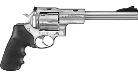 RUGER SUPER REDHAWK 44MAGNUM - 7.5" AS STAINLESS HOGUE TAMER