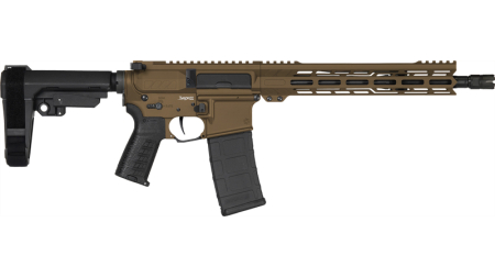 CMMG PISTOL BANSHEE MK4 5.56MM - 12.5" 30RD W/RIP BRACE BRONZE