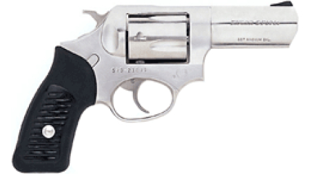 RUGER SP101 357 MAGNUM 3.06" - FS STAINLESS RUBBER