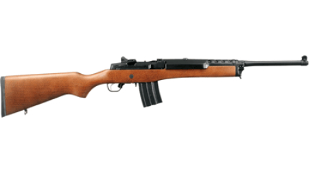 RUGER MINI-14 RANCH  5.56MM - BLUED HARDWOOD W/5RND MAGAZINE