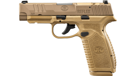 FN REFLEX MRD XL 9MM LUGER - 2-10RD MAGS FDE NO SAFETY