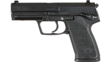 HK USP9 V1 DA/SA 9MM LUGER - 4.25" BBL 2-15RD BLACK