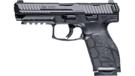 HK VP9A1 F OPTICS READY 9MM - 4.5" BBL 2-15RD MAGS BLACK