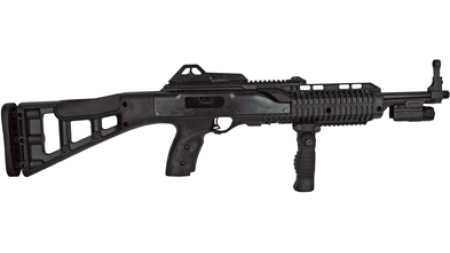 HI-POINT CARBINE 9MM BLACK - W/FORWARD GRIP & FLASHLIGHT
