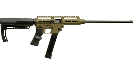 TNW AERO SURVIVAL RIFLE LTE - 9MM 16" TB 33RD OD GREEN