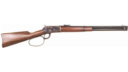 CIMARRON 1892 COGBURN CARBINE - 45LC 20" LARGE LOOP BLUED WAL