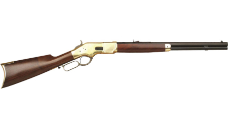 CIMARRON 1866 YELLOWBOY 38-40 - 20" OCTAGON BRASS/BLUED WALNUT
