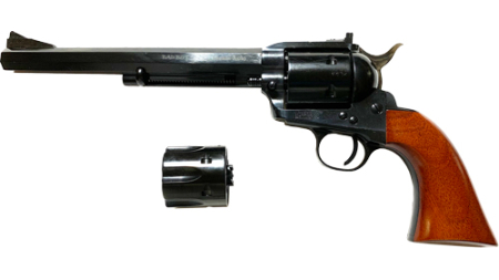 CIMARRON SA BAD BOY 10MM AUTO - 8" W/EXTRA .38/40 CYLINDER