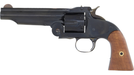 CIMARRON NO.3 AMERICAN 45LC - 1ST MODEL 5" FS BLUED WALNUT