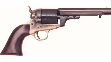 CIMARRON 1860 RICHARDS-MASON - 38SPL 5.5" FS CC/BLUED WALNUT