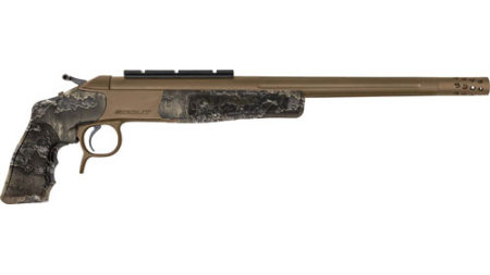 CVA SCOUT PISTOL 350 LEGEND - 14" W/BRAKE BRONZE/RT EXCAPE