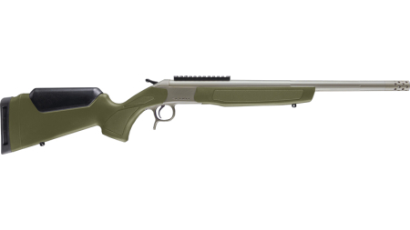CVA SCOUT TD V3 350 LEGEND 20" - STAINLESS/OD GREEN SYNTHETIC<