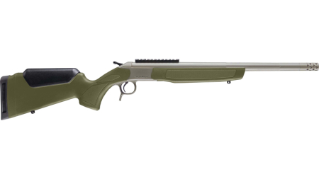 CVA SCOUT TD V3 450BM 22" - STAINLESS/OD GREEN SYNTHETIC<