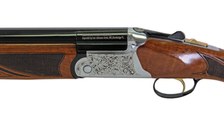 IVER JOHNSON 600 O/U 12GA 3" - 30"VR SILVER WALNUT EJECTORS