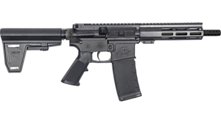 GLFA AR15 PISTOL W/BRACE 223 - WYLDE 7.5" NITRIDE BBL BLACK