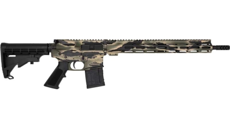 GLFA AR15 RIFLE 223 WYLDE - 16" NIT BBL PURSUIT GREEN CAMO