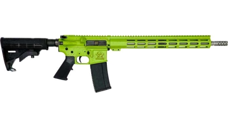 GLFA AR15 SPLATTER 223 WYLDE - 16" S/S BBL ZOMBIE GREEN