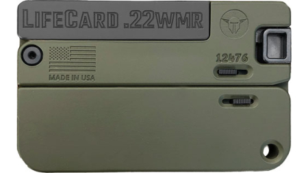 TRAILBLAZER LIFECARD 22WMR - SINGLE SHOT OLIVE DRAB GREEN
