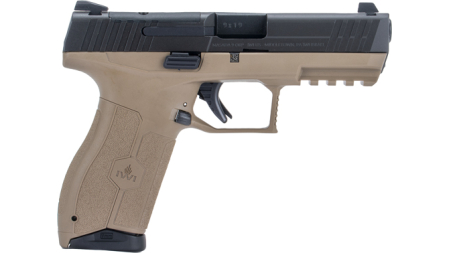IWI MASADA 9MM 4.1" 3-DOT - OPTICS READY 2-10RD MAG FDE