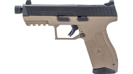 IWI MASADA 9MM 4.6" THREADED - BBL 3-DOT ORP 2-10RD MAG FDE