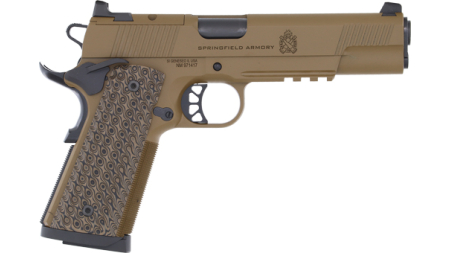 SPRINGFIELD 1911 TRP 45ACP AOS - 5" 8RD COYOTE BROWN