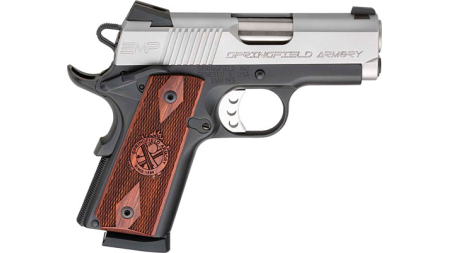 SPRINGFIELD 1911 EMP COMPACT - 9MM 3" 9RD SS/COCOBOLO CA COMP