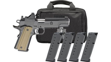 SPRINGFIELD 1911 OPERATOR AOS - 9MM 5" 9RD 4 MAGS GEAR PAC