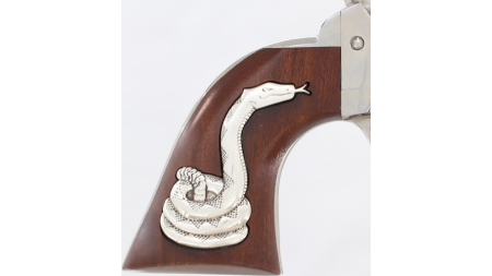 CIMARRON MAN W/NO NAME 45LC - FRONTIER 4.75" SILVER SNAKE