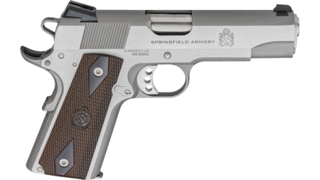SPRINGFIELD 1911 GARRISON - 9MM 4.25" 9RD SS/WALNUT