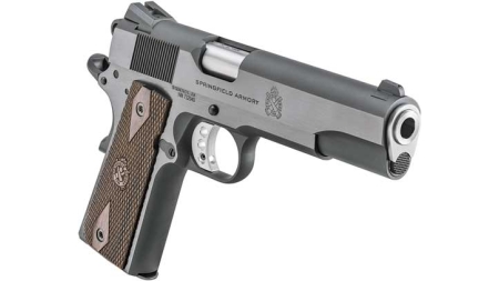 SPRINGFIELD 1911 GARRISON - 9MM 5" 9RD BLUED WALNUT