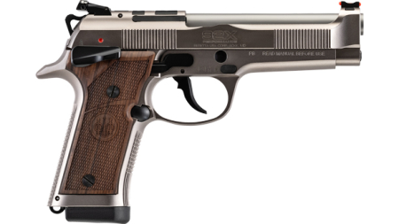 BERETTA 92X PERFORMANCE DEF - CLASSIC 9MM 4.9" 15RD SS WOOD
