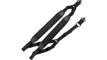 GROVTEC MOLLE BACKPACK SLING - W/PUSH BUTTON SWIVELS BLACK