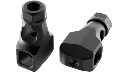 AUDERE HAMMERHEAD MUZZLE BRAKE - .338 CAL 5/8"-24 MATTE BLACK