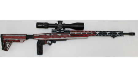 Howa HCRA70620USAMDT M1500 Mini Chassis 6.5 Grendel 20" 5+1 USA Flag Cerakote W/ 4-16x50 Scope, 2 Grips, Bipod