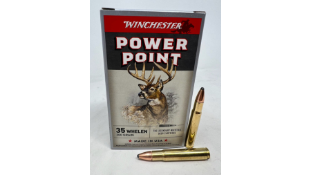 Winchester 35 Whelen Ammunition Power Point X35W 200 Grain Soft Point 20 Rounds