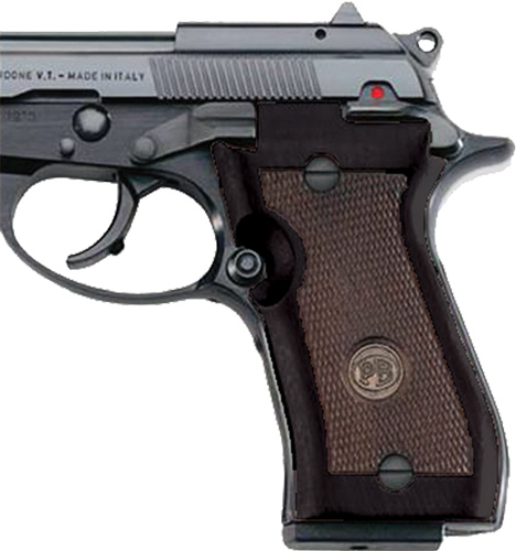 BERETTA 87 STANDARD GRIPS - WOOD CHECKERED RIGHT HAND