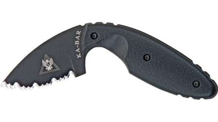 KA-BAR TDI KNIFE 2.31" - SERRATED W/SHEATH BLACK