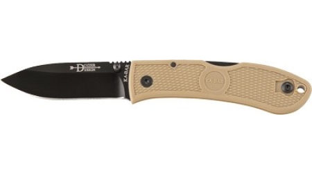 KA-BAR DOZIER FOLDING HUNTER - 3" COYOTE BROWN