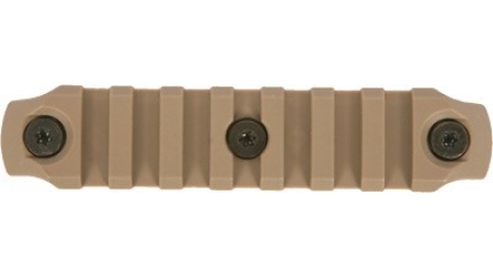 BCM RAIL SECTION--NYLON KEYMOD - 4" RAIL FDE